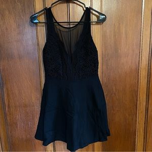 Lulus lace and mesh detail dress